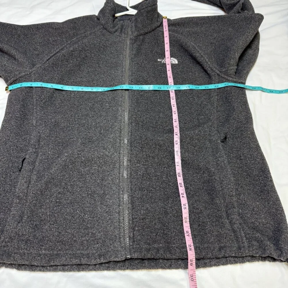 The North Face‎ Men's Full Zip Fleece Jacket XL Gray Fall 2008 EUC